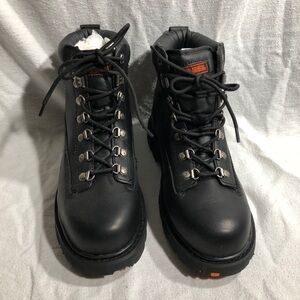 Harley Davidson Men’s Drive Motorcycle Steel Toe Black Boots D91144